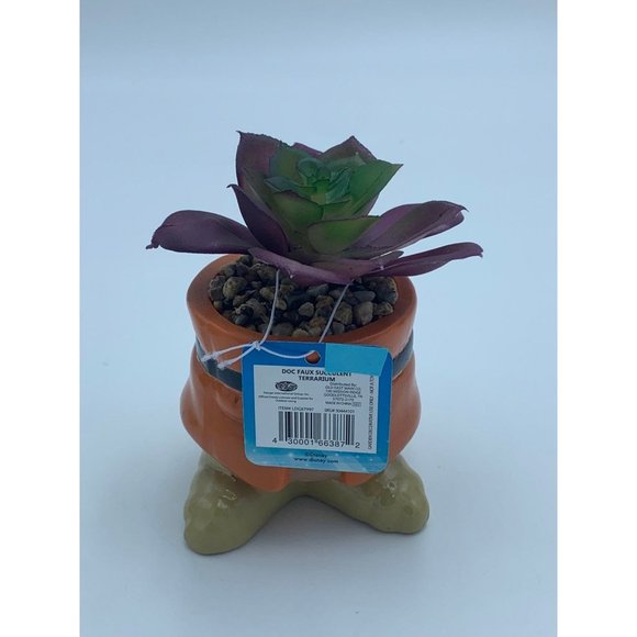 Disney Doc, Dopey, Grumpy Ceramic mini planters with Faux Succulents - Picture 10 of 12